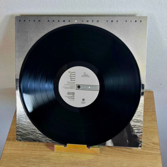 12" Vinyl – Bryan Adams “Into the Fire” (1987, A&M Records) - Picture 3 of 3